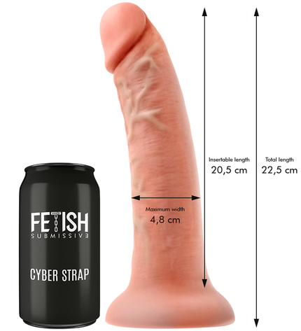 FETISH SUBMISSIVE CYBER STRAP - HARNAIS AVEC TÉLÉCOMMANDE DILDO WATCHME L TECHNOLOGIE by FETISH SUBMISSIVE CYBER STRAP