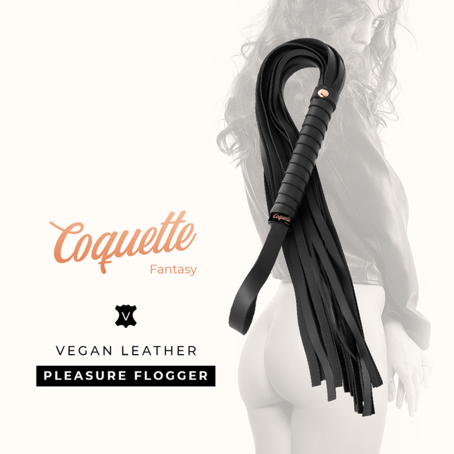 COQUETTE CHIC DESIRE - FOUET FANTAISIE EN CUIR VÉGAN by COQUETTE FANTASY