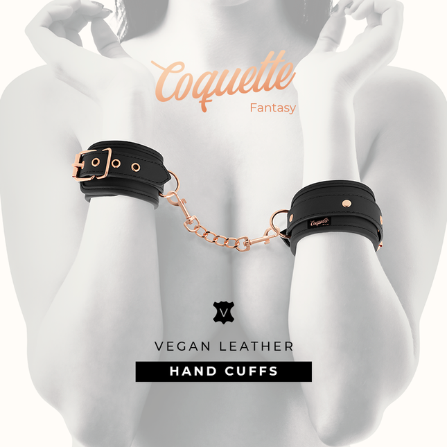 COQUETTE CHIC DESIRE - MENOTTES FANTASY EN CUIR VÉGAN AVEC DOUBLURE EN NOPRÈNE by COQUETTE FANTASY