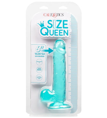 CALEXOTICS - GODE TAILLE REINE BLEU 15.3 CM by CALEXOTICS