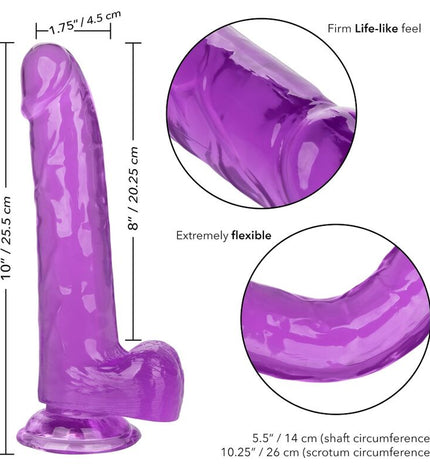 CALEXOTICS - GODE REINE TAILLE VIOLET 20.3 CM by CALEXOTICS