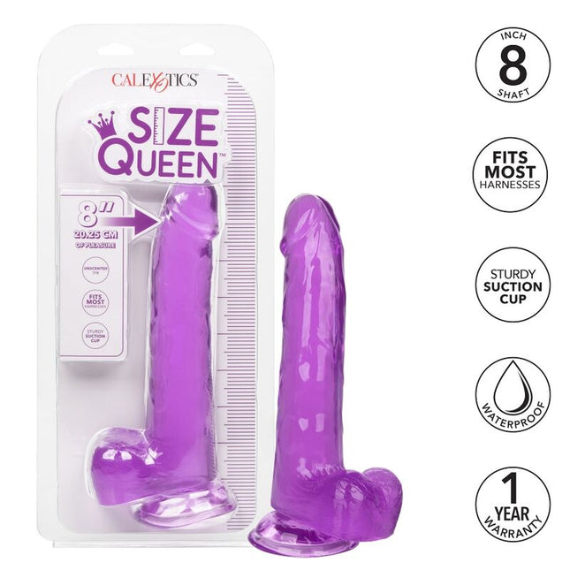 CALEXOTICS - GODE REINE TAILLE VIOLET 20.3 CM by CALEXOTICS