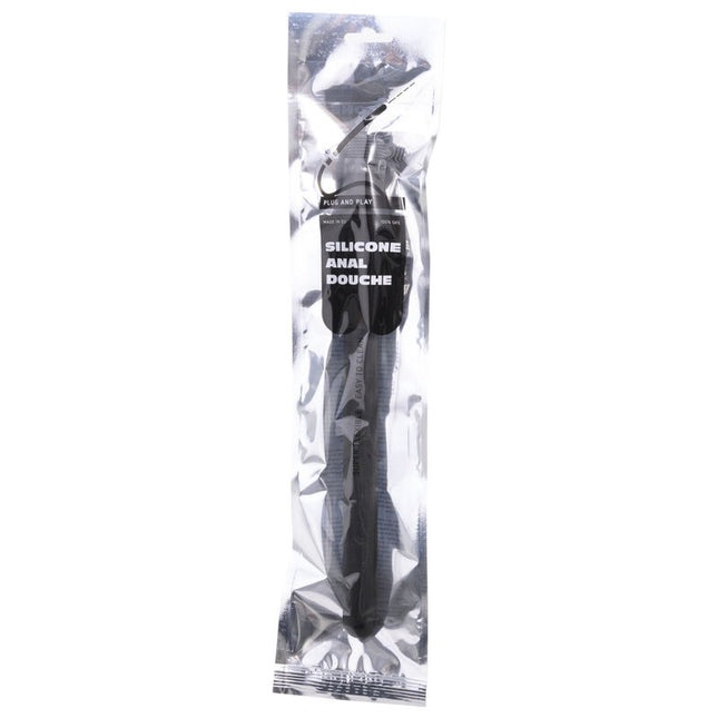 ALL BLACK - DOUCHE ANAL RIDÉE EN SILICONE 27 CM by ALL BLACK