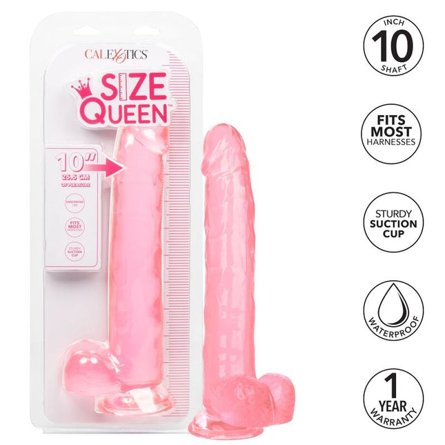 CALEXOTICS - GODE REINE TAILLE ROSE 25.5 CM by CALEXOTICS