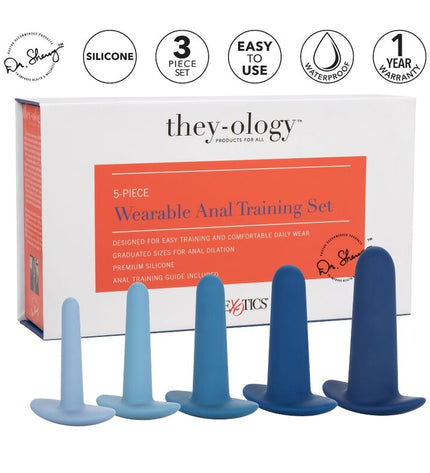 CALEXOTICS - ENSEMBLE DENTRAÎNEMENT ANAL PORTABLE 5 PIÈCES by CALEXOTICS