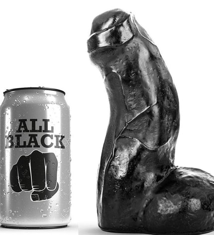 ALL BLACK - DONG RÉALISTE NOIR 17 CM by ALL BLACK