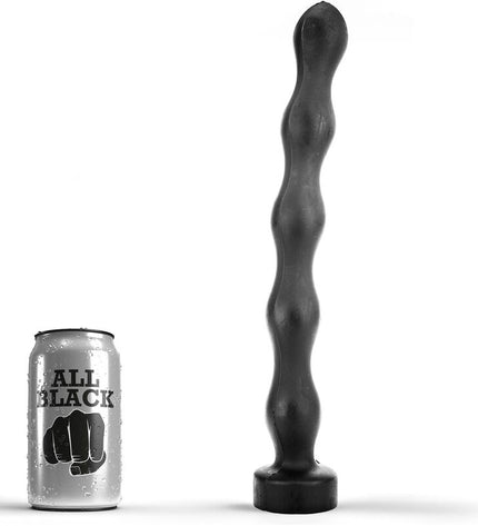 ALL BLACK - PLUG ANAL BALLE 32 CM - Concombre Boutique
