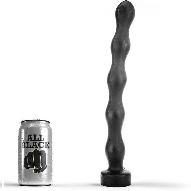 ALL BLACK - PLUG ANAL BALLE 32 CM - Concombre Boutique