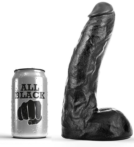 ALL BLACK - DONG 22 CM by ALL BLACK