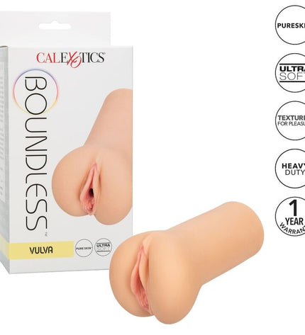 CALEXOTICS - BOUNDLESS VULVA STROKER - PEAU CLAIRE by CALEXOTICS