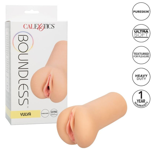 CALEXOTICS - BOUNDLESS VULVA STROKER - PEAU CLAIRE by CALEXOTICS