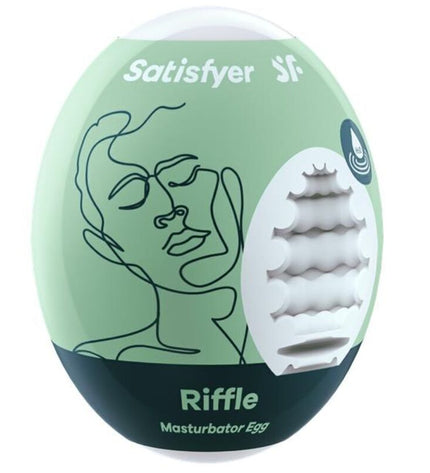 SATISFYER - OEUF DE MASTURBATEUR RIFFLE by SATISFYER EGGS