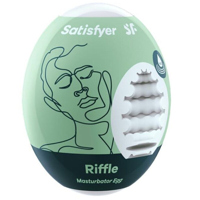 SATISFYER - OEUF DE MASTURBATEUR RIFFLE by SATISFYER EGGS