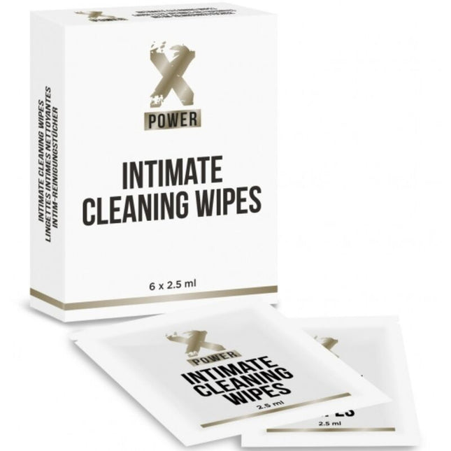 XPOWER - LINGETTES NETTOYANTES INTIME 6 UNITÉS by XPOWER