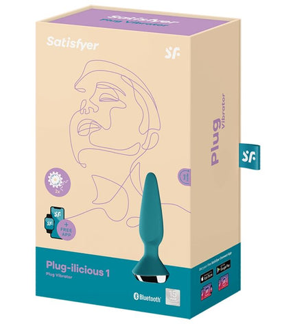 SATISFYER - VIBRATEUR PLUG ILICIOUS 1 PLUG VERT by SATISFYER CONNECT
