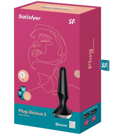 SATISFYER - VIBRATEUR PLUG ILICIOUS 2 PLUG NOIR by SATISFYER CONNECT