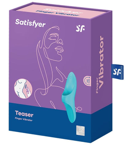 SATISFYER - VIBRATEUR DOIGTS TEASER LUMIÈRE BLEUE by SATISFYER VIBRATOR