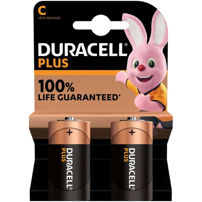 DURACELL - BATTERIE PLUS POWER ALCALINA C LR14 2 UNITÉS by DURACELL