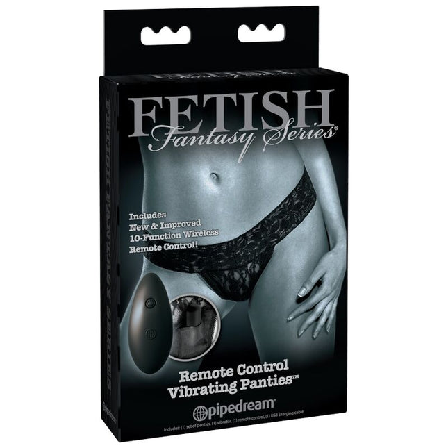 FETISH FANTASY LIMITED EDITION - CULOTTE VIBRANTE AVEC TÉLÉCOMMANDE - Concombre Boutique
