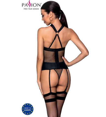 PASSION - AMANDA CORSET EN CUIR ÉCOLOGIQUE S/M by PASSION WOMAN