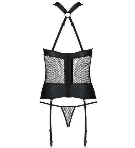 PASSION - AMANDA CORSET EN CUIR ÉCOLOGIQUE S/M by PASSION WOMAN