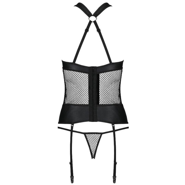 PASSION - AMANDA CORSET EN CUIR ÉCOLOGIQUE S/M by PASSION WOMAN