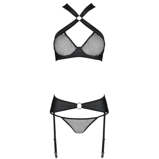 PASSION - ENSEMBLE CUIR ÉCOLOGIQUE AMANDA S/M by PASSION WOMAN SETS