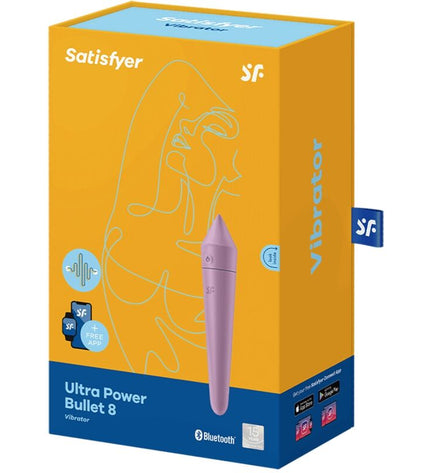SATISFYER - ULTRA POWER BULLET 8 LILAS by SATISFYER CONNECT