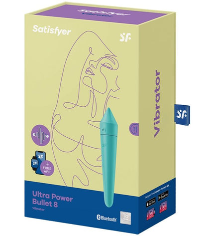 SATISFYER - ULTRA POWER BULLET 8 TURQUOISE by SATISFYER CONNECT