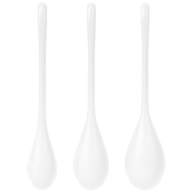 SATISFYER - ENSEMBLE ENTRAÎNEMENT YONI POWER 1 BLANC by SATISFYER BALLS
