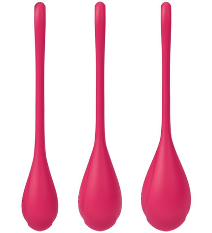 SATISFYER - ENSEMBLE ENTRAÎNEMENT YONI POWER 1 ROUGE by SATISFYER BALLS