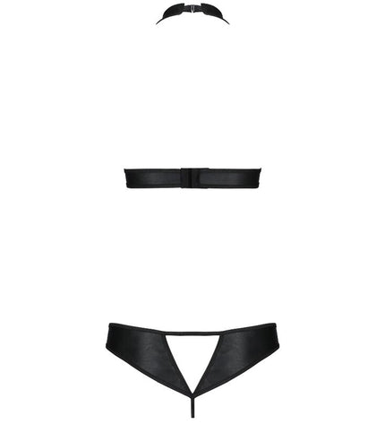 PASSION - ENSEMBLE CUIR ÉCOLOGIQUE MALWIA S/M by PASSION WOMAN SETS