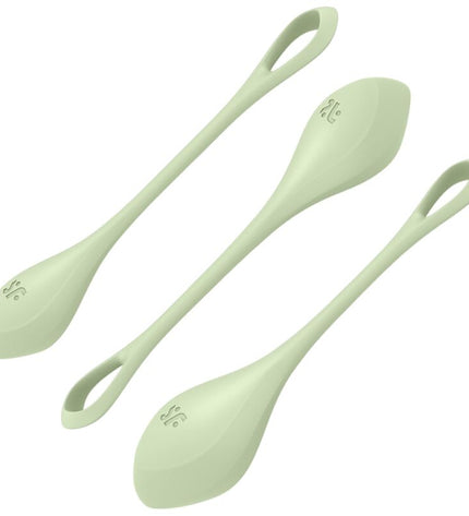 SATISFYER - ENSEMBLE ENTRAÎNEMENT YONI POWER 2 VERT by SATISFYER BALLS