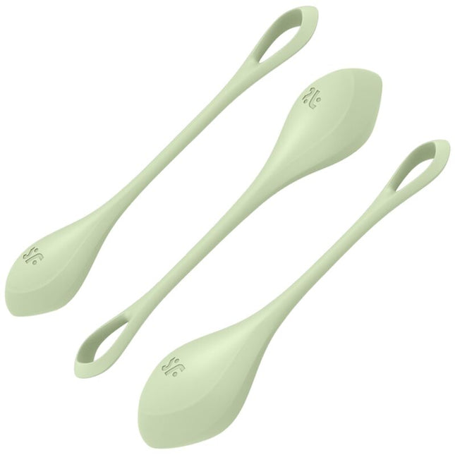 SATISFYER - ENSEMBLE ENTRAÎNEMENT YONI POWER 2 VERT by SATISFYER BALLS