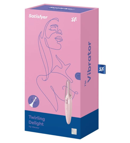 SATISFYER - VIBRATEUR POINTE DE CLIT TWIRLING DELIGHT ROSE by SATISFYER VIBRATOR