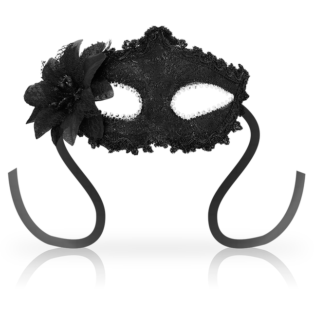 OHMAMA - MASQUES ANTIZAZ FLEUR CÔTÉ STYLE VÉNITIEN - NOIR by OHMAMA MASKS