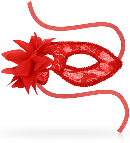 OHMAMA - MASQUES MASQUES DENTELLE ET FLEUR ROUGE by OHMAMA MASKS
