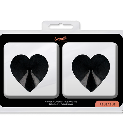COQUETTE CHIC DESIRE - CACHE-MALIN COEURS NOIR by COQUETTE ACCESSORIES