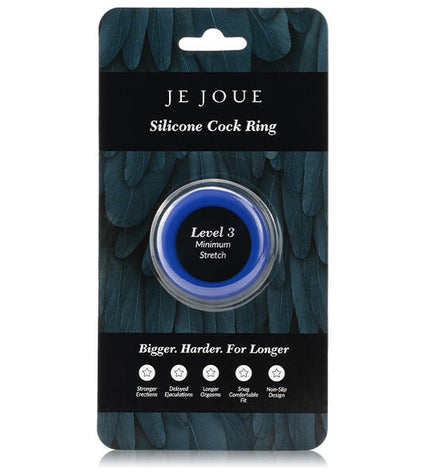 JE JOUE - BAGUE SILICONE BLEUE STRANGULATION MINIMUM by JE JOUE
