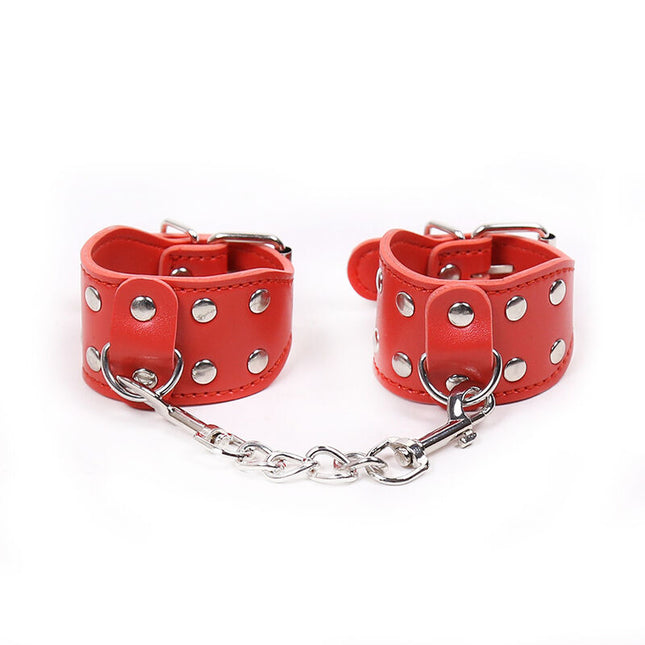 OHMAMA FETISH - MENOTTES AJUSTABLES AVEC CHAÎNE MÉTALLIQUE by OHMAMA FETISH