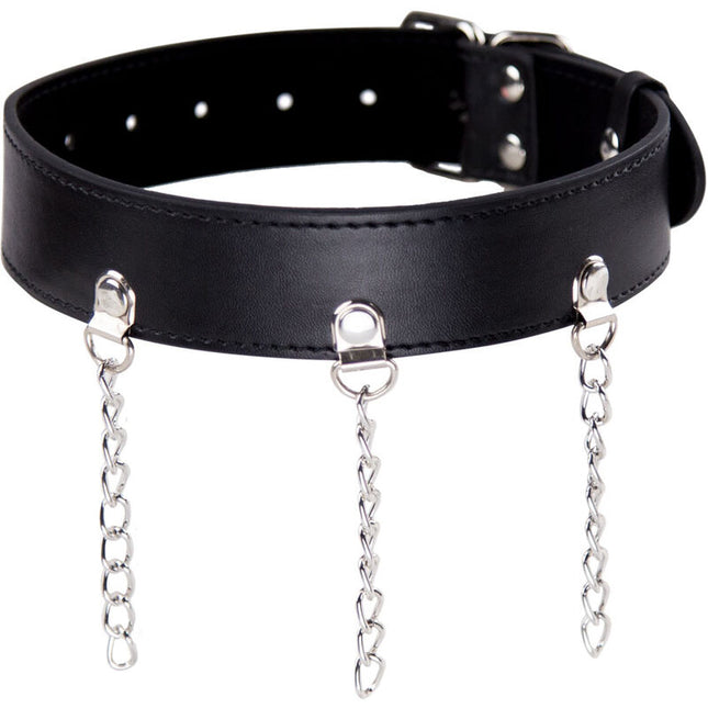 OHMAMA FETISH - COLLIER FÉTICHE AVEC ANNEAUX by OHMAMA FETISH