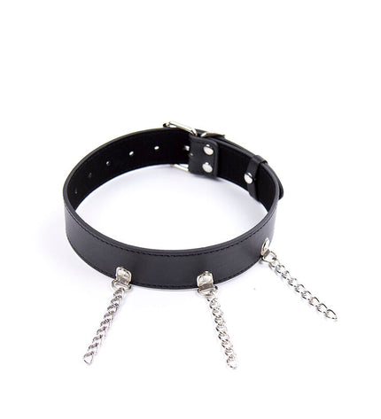 OHMAMA FETISH - COLLIER FÉTICHE AVEC ANNEAUX by OHMAMA FETISH