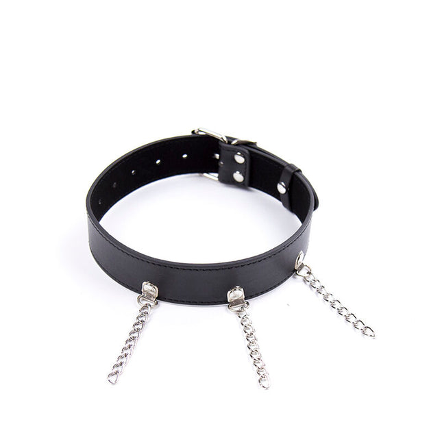 OHMAMA FETISH - COLLIER FÉTICHE AVEC ANNEAUX by OHMAMA FETISH