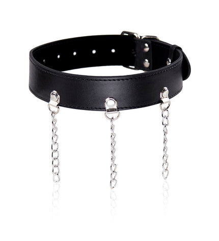 OHMAMA FETISH - COLLIER FÉTICHE AVEC ANNEAUX by OHMAMA FETISH