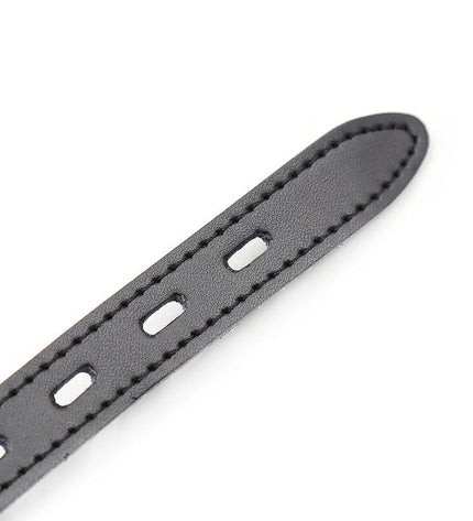 OHMAMA FETISH - BÂILLON BALLE EN SILICONE AVEC CEINTURE EN CUIR (CADENAS INCLUS) by OHMAMA FETISH