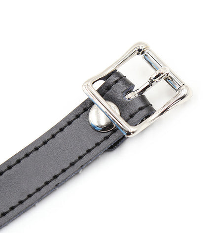 OHMAMA FETISH - BÂILLON BALLE EN SILICONE AVEC CEINTURE EN CUIR (CADENAS INCLUS) by OHMAMA FETISH