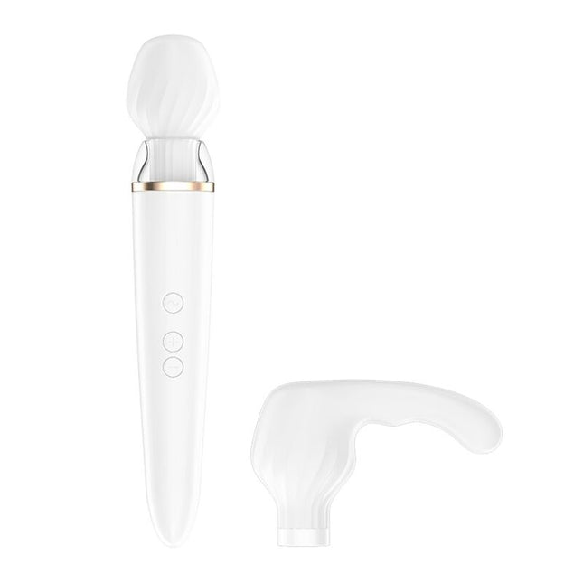 SATISFYER - APPLICATION DOUBLE WANDER BLANCHE by SATISFYER WAND