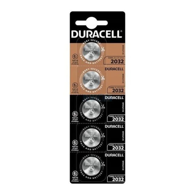 DURACELL - PILE BOUTON LITIO CR2032 3V 5 UNIT? by DURACELL