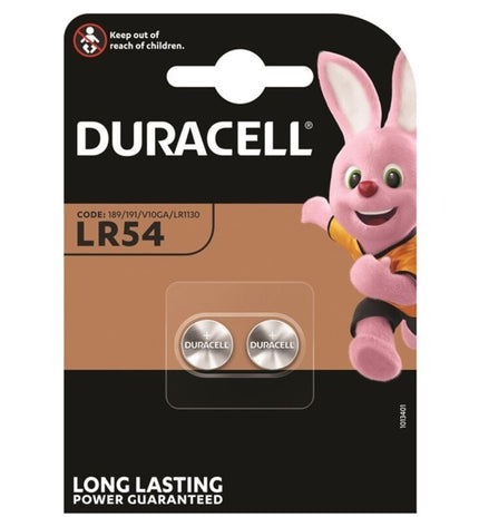 DURACELL - PILE BOUTON ALCALINE LR54 LR1130 AG10 1,5V 2 UNIT? by DURACELL