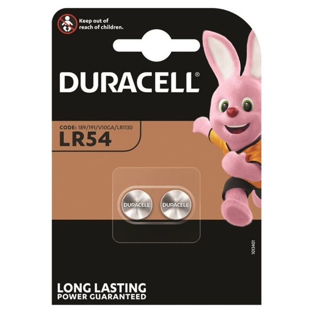 DURACELL - PILE BOUTON ALCALINE LR54 LR1130 AG10 1,5V 2 UNIT? by DURACELL